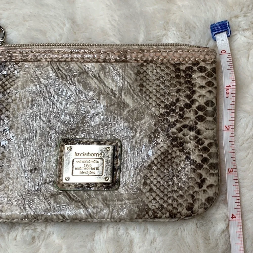 Liz Claiborne | Snake Print ZIP Wallet Coin Purse